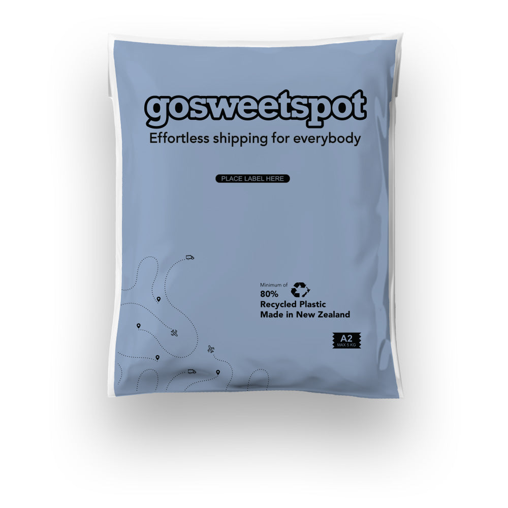 A2 Recycled Plastic Courier Bags - 440 x 440mm - (50 per Pack)
