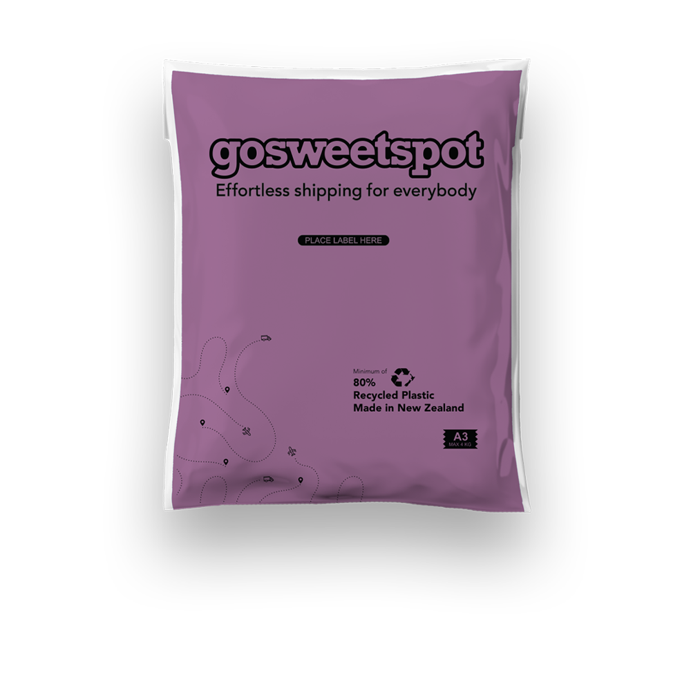 A3 Recycled Plastic Courier Bags - 350 x 400mm - (50 per Pack)