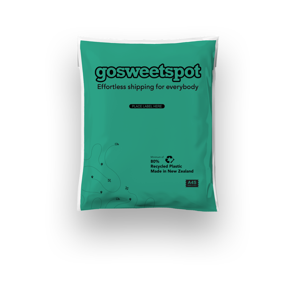A4 Recycled Plastic Courier Bags- 230 x 315mm - (50 per Pack)