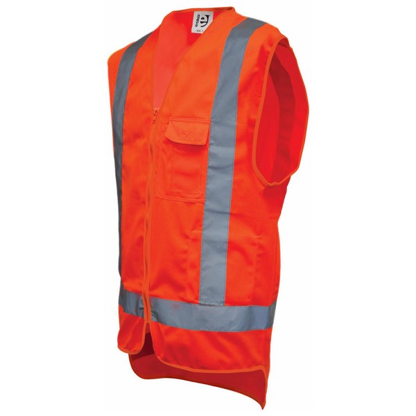 Argyle Day & Night TTMC-W17 Safety Vest Fluoro Orange Large