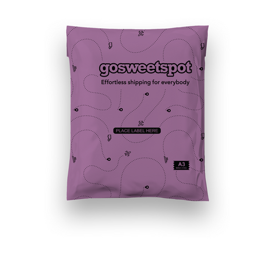 A3 Compostable Courier Bags - 360 x 410mm - (50 per Pack)