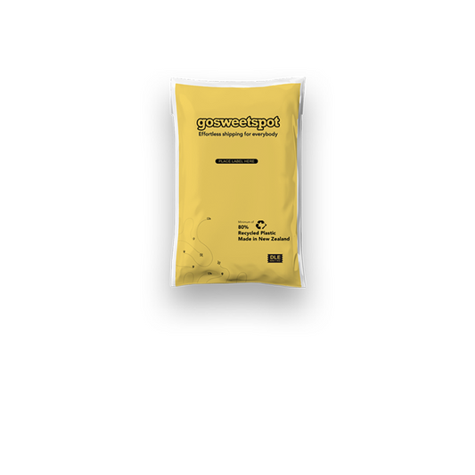 DLE Recycled Plastic Courier Bags- 150 x 260mm - (50 per Pack)