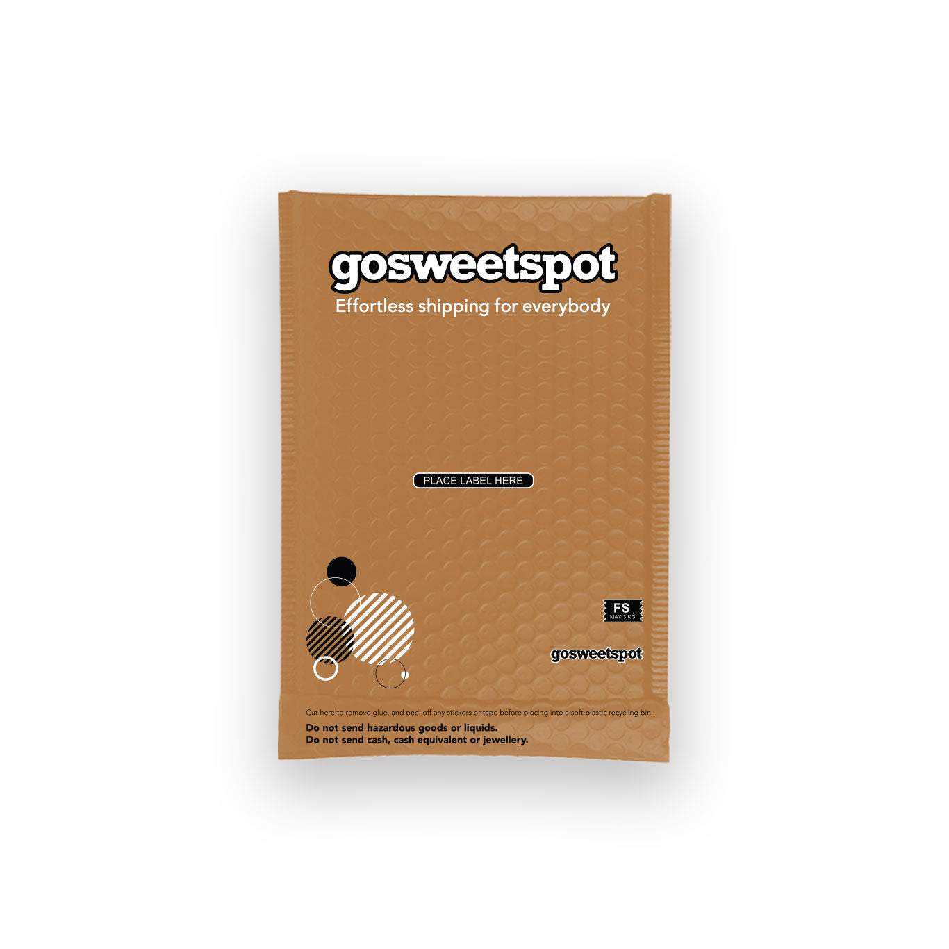 GoSweetSpot Bubble Wrap Courier Bags- A5 (200 per Pack) 210 x 260mm