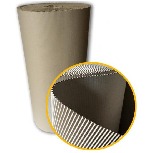 Corrugated Single Face Cardboard Roll B Flute 3mm 900mm x 75m โ Courier ...