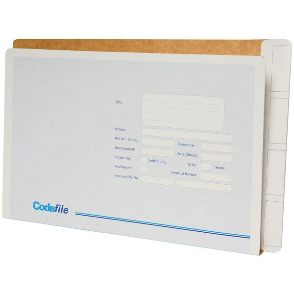 Co File Codafile Standard Pocket File 156205 35mm Capacity – Courier Supplies