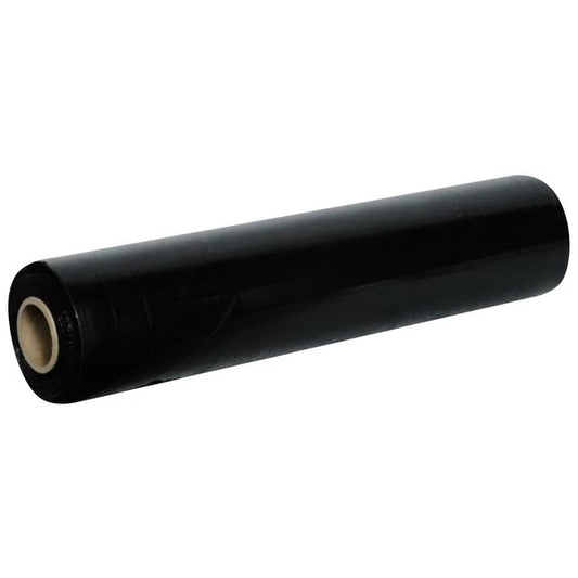 Blown Recycled Hand Pallet Wrap 500mm x 300m 20 Micron Black